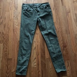 American Eagle Army Green Jeans